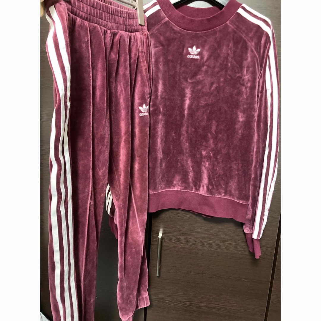 adidas - adidas ベロア セットアップの通販 by 即購入歓迎⚠️ｺﾒﾝﾄは