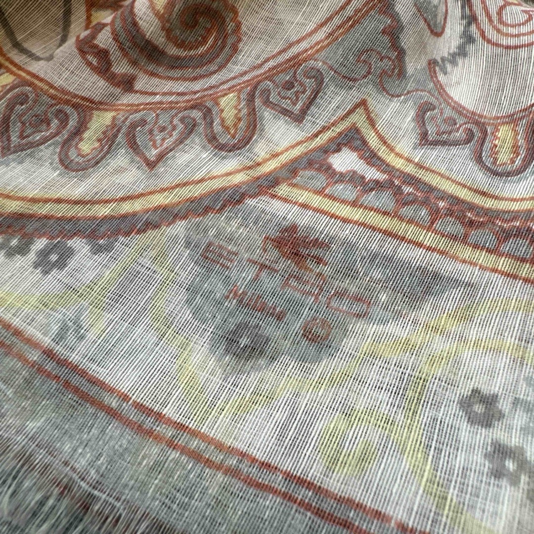 ETRO - ETRO エトロ ストール マフラー スカーフ ペイズリー ロゴの