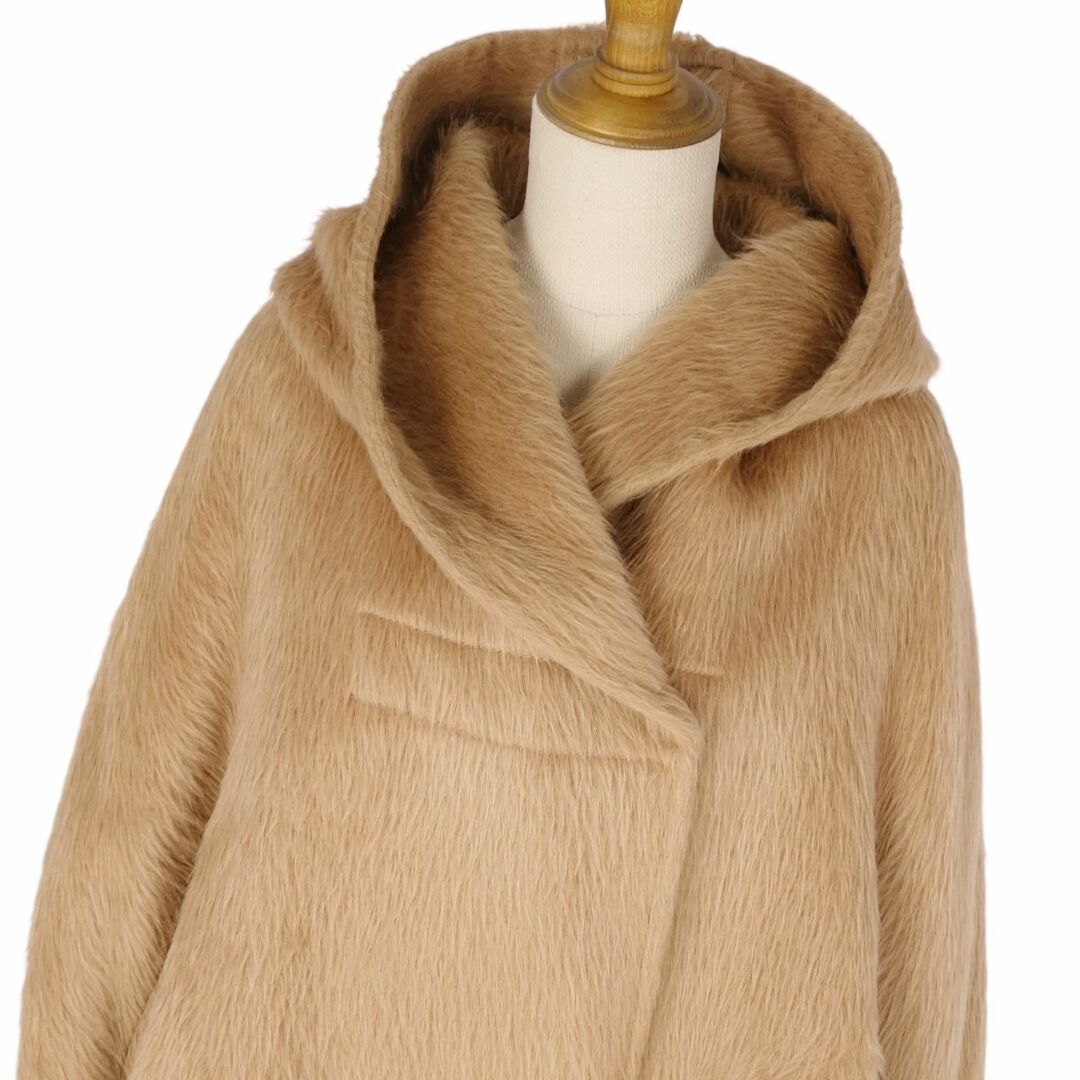 Max Mara - 美品 マックスマーラ Max Mara コート 白タグ フーデッド