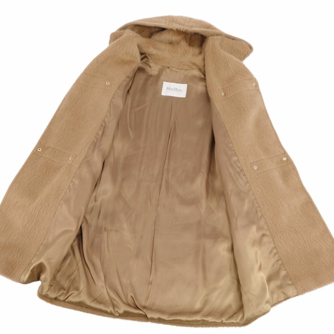 Max Mara - 美品 マックスマーラ Max Mara コート 白タグ フーデッド