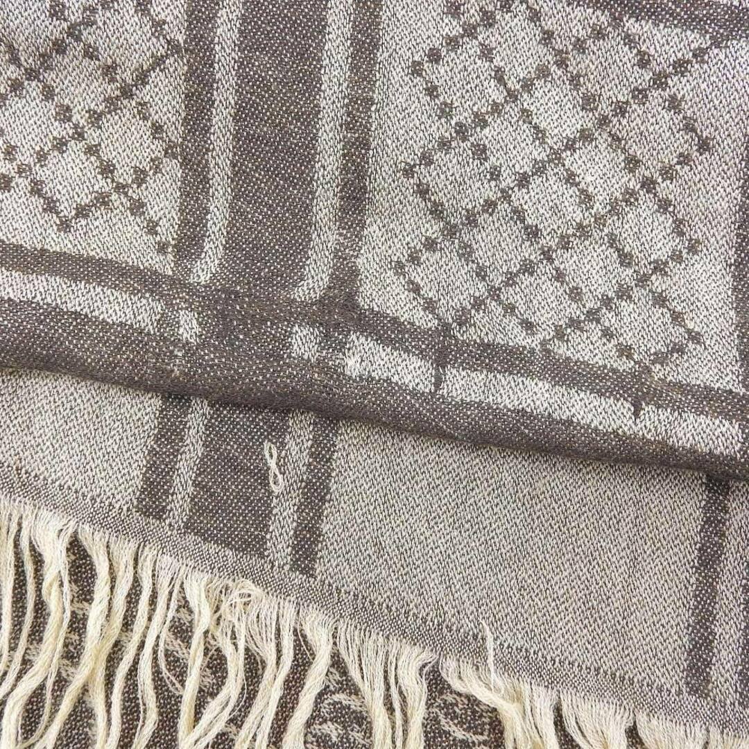 GUCCI - 【本物保証】 グッチ GUCCI GG柄 ストール コットン100