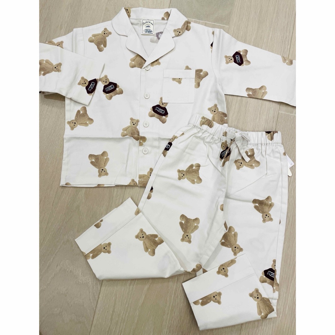 gelato pique - ジェラートピケ ベビー テディベア くま セットアップ
