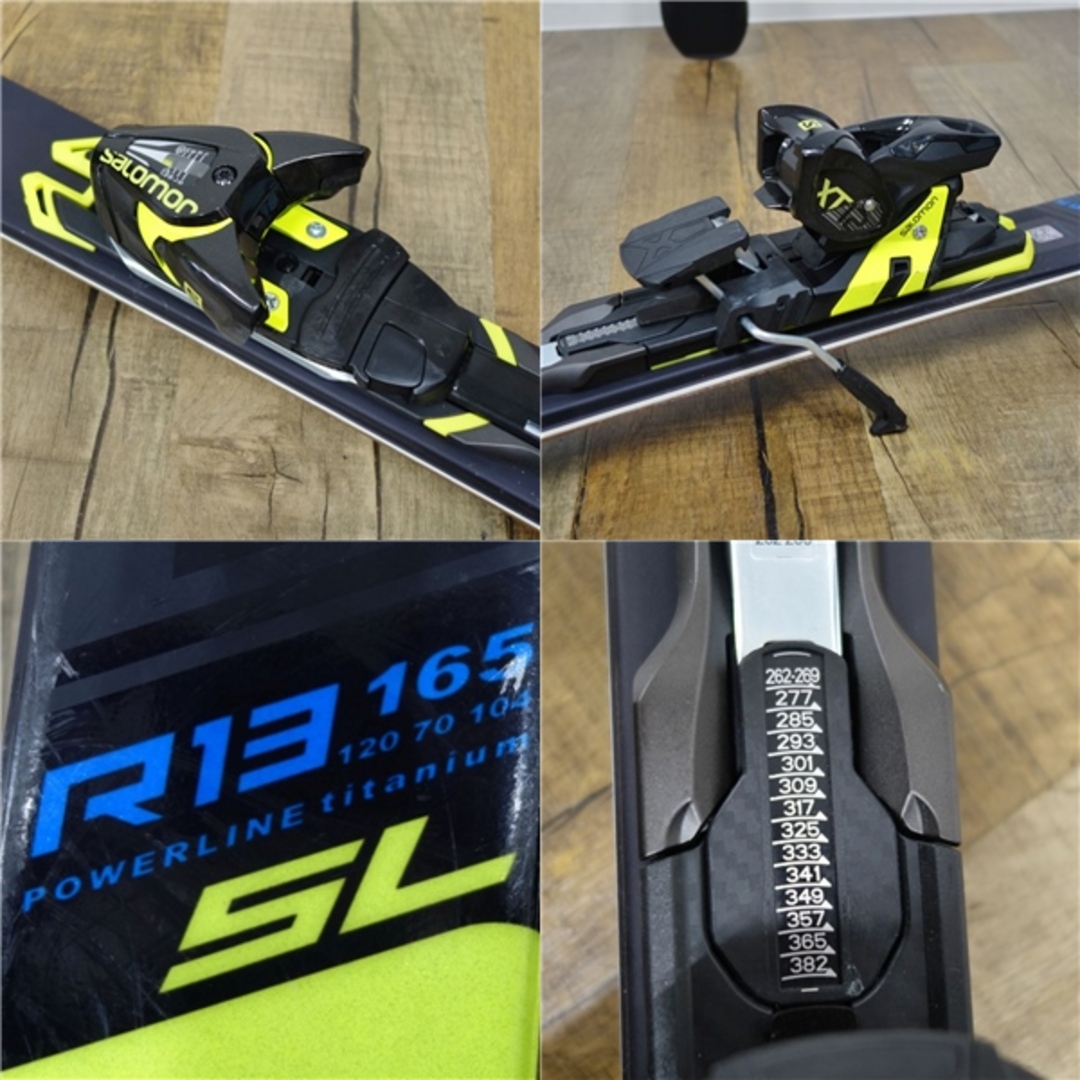 サロモン SALOMON X-RACE SC SL 165cm センター70mm ビンディング XT12