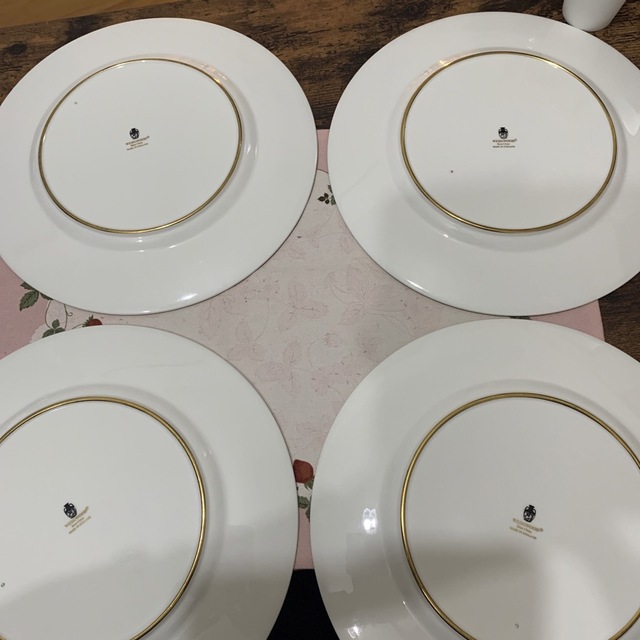 ウェッジウッド コロンビア パウダーブルー 27cm ディナープレート 4枚