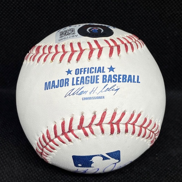 大谷翔平＆マイク・トラウト 2018年実使用 ダブル直筆サインボール