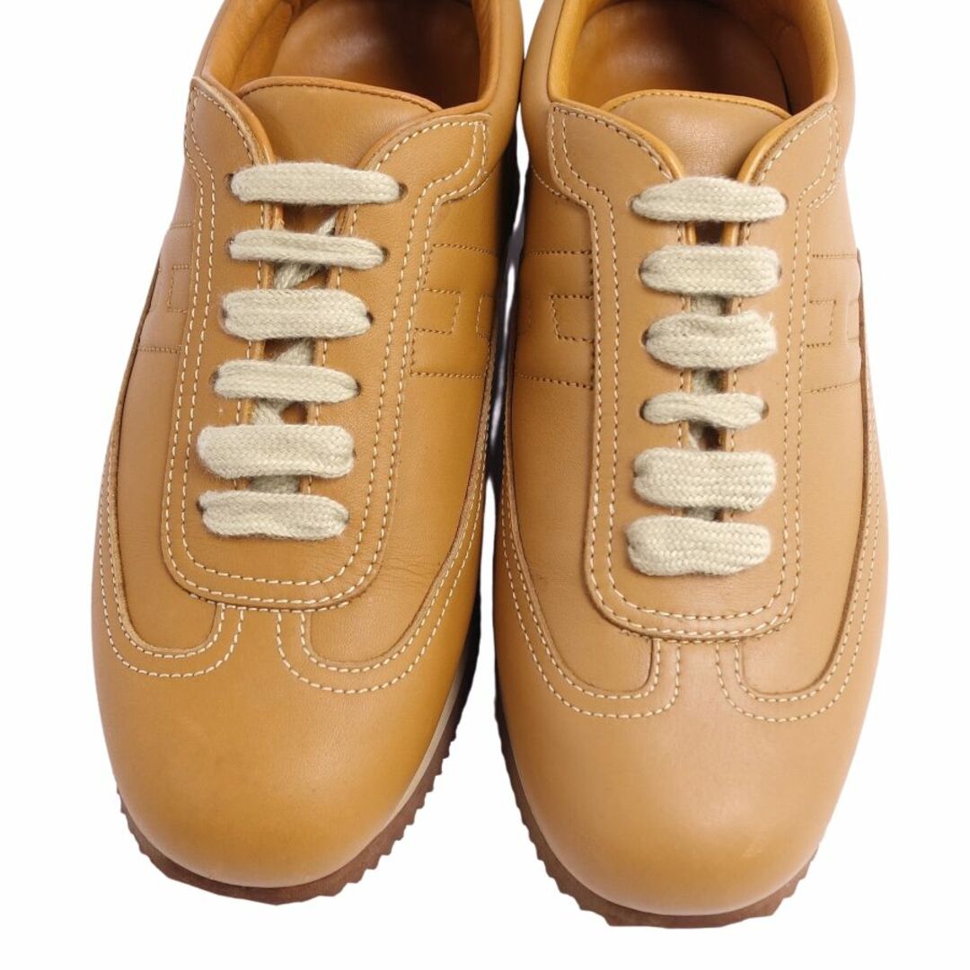 HERMES - エルメス HERMES スニーカー クイック Hロゴ カーフレザー