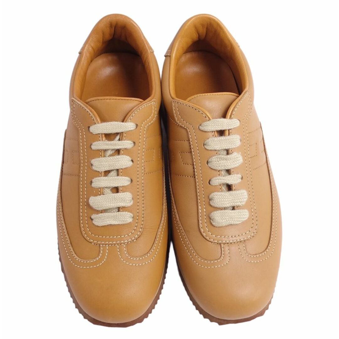 HERMES - エルメス HERMES スニーカー クイック Hロゴ カーフレザー