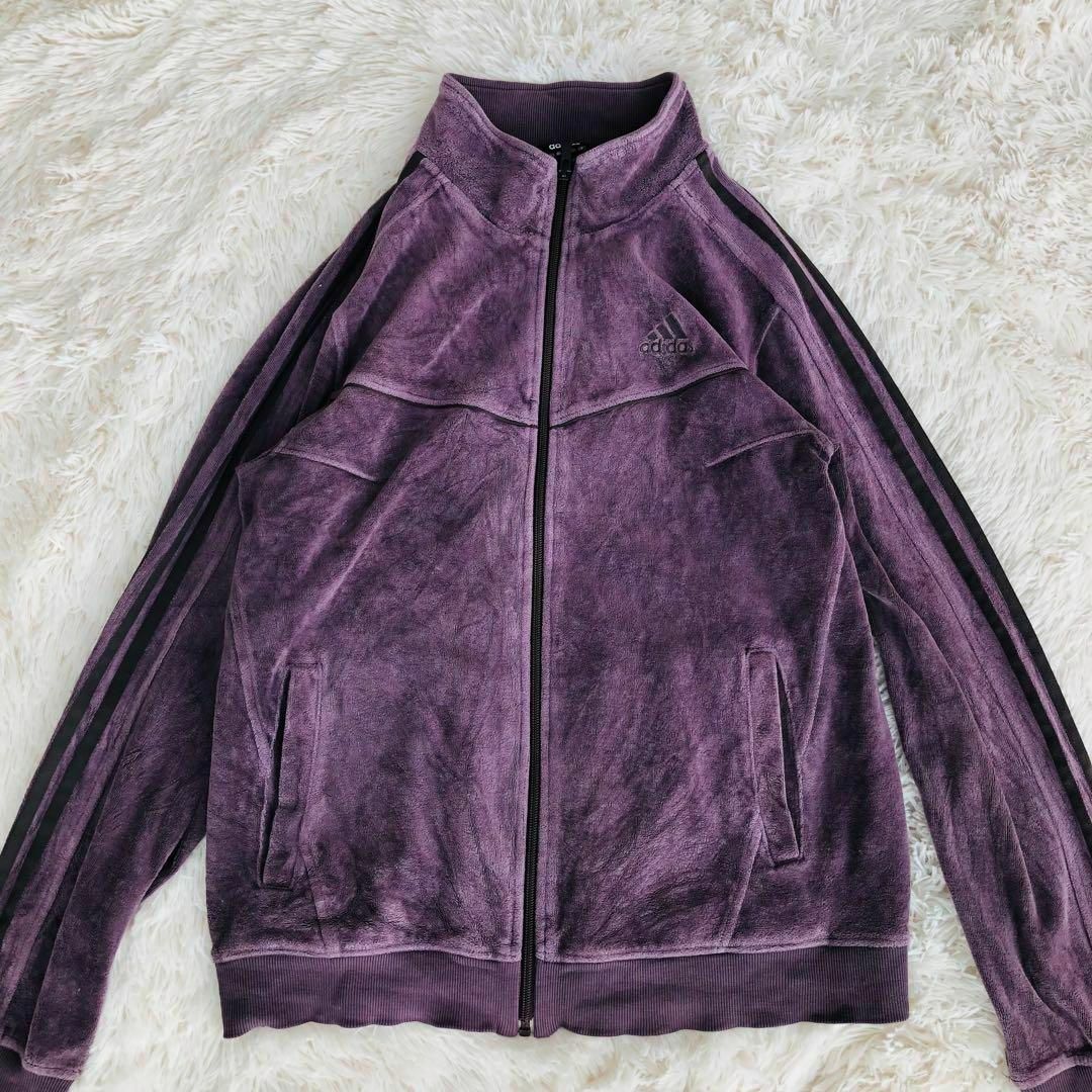 adidas - Adidasアディダス ベロアトラックジャケット 紫パープル