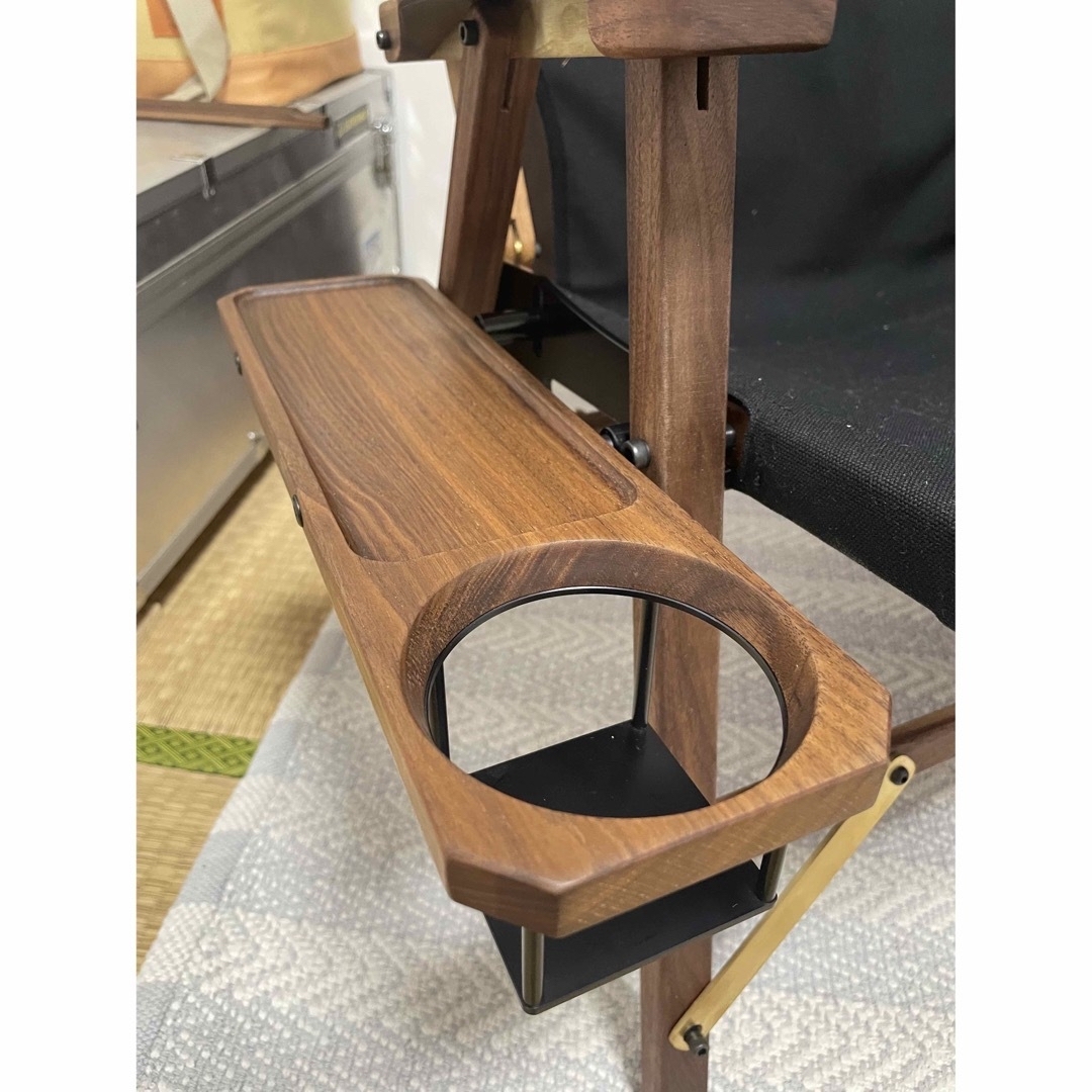 インアバンス ONES TABLE（ワンズテーブル）ウォールナット 黒アルマイト