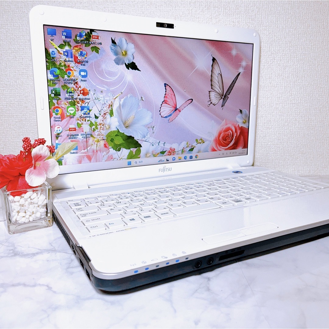 ノートパソコン Windows11 富士通 ノートPC YouTube視聴