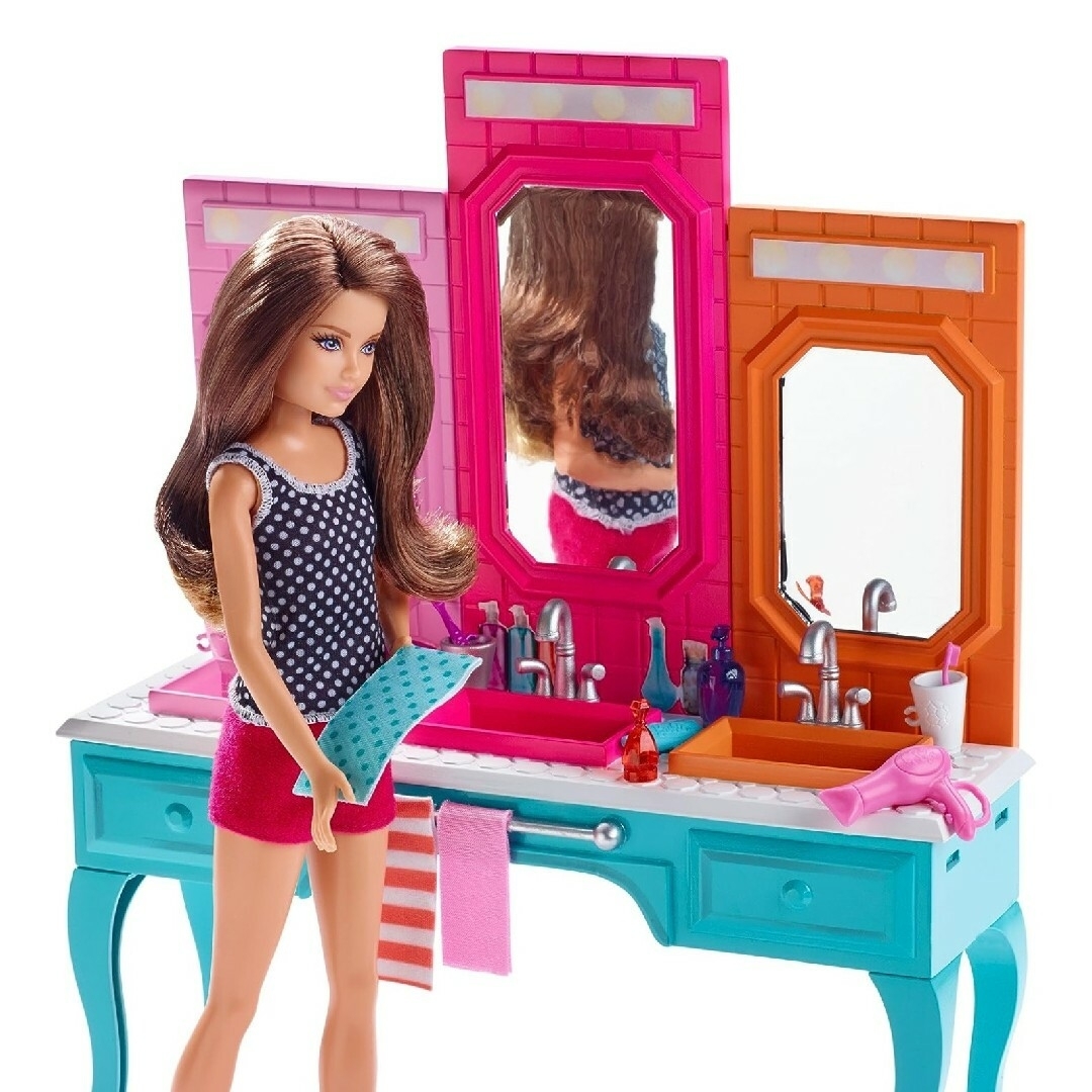 新品未使用】バービー 洗面台セット Barbie Bath Vanity