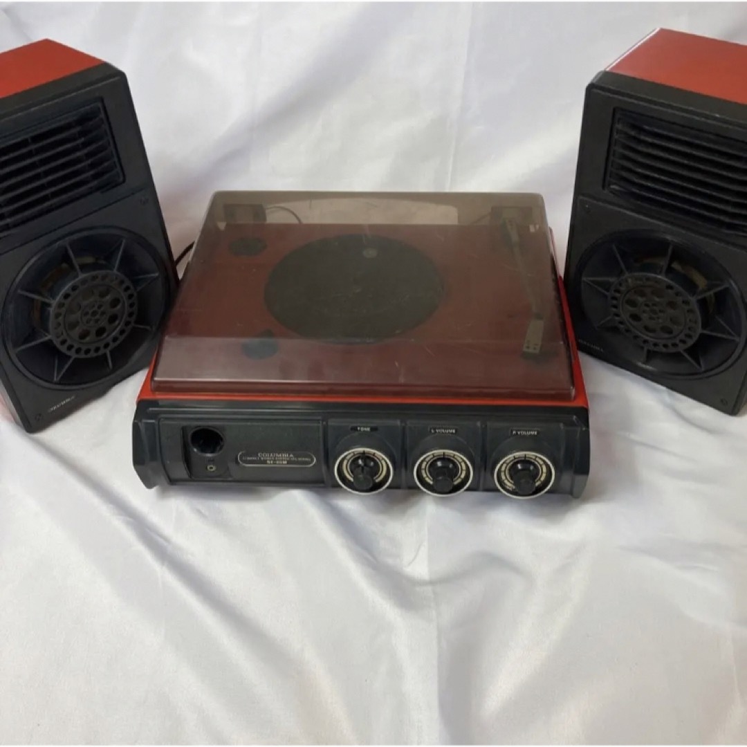Columbia - 1970年代COLUMBIAレコードプレイヤーSE-20M スピーカー付き