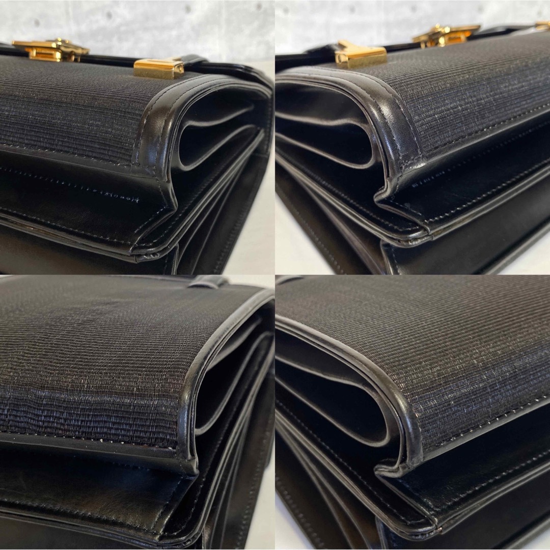 COMTESSE - 【良品】COMTESSE ホースヘア×レザー ブラック ゴールド