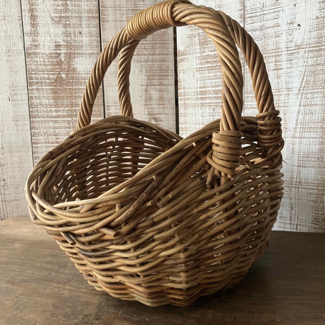 AUSTRALIAアラログ 籐かご 専用 ヴィンテージ huge size アラログ