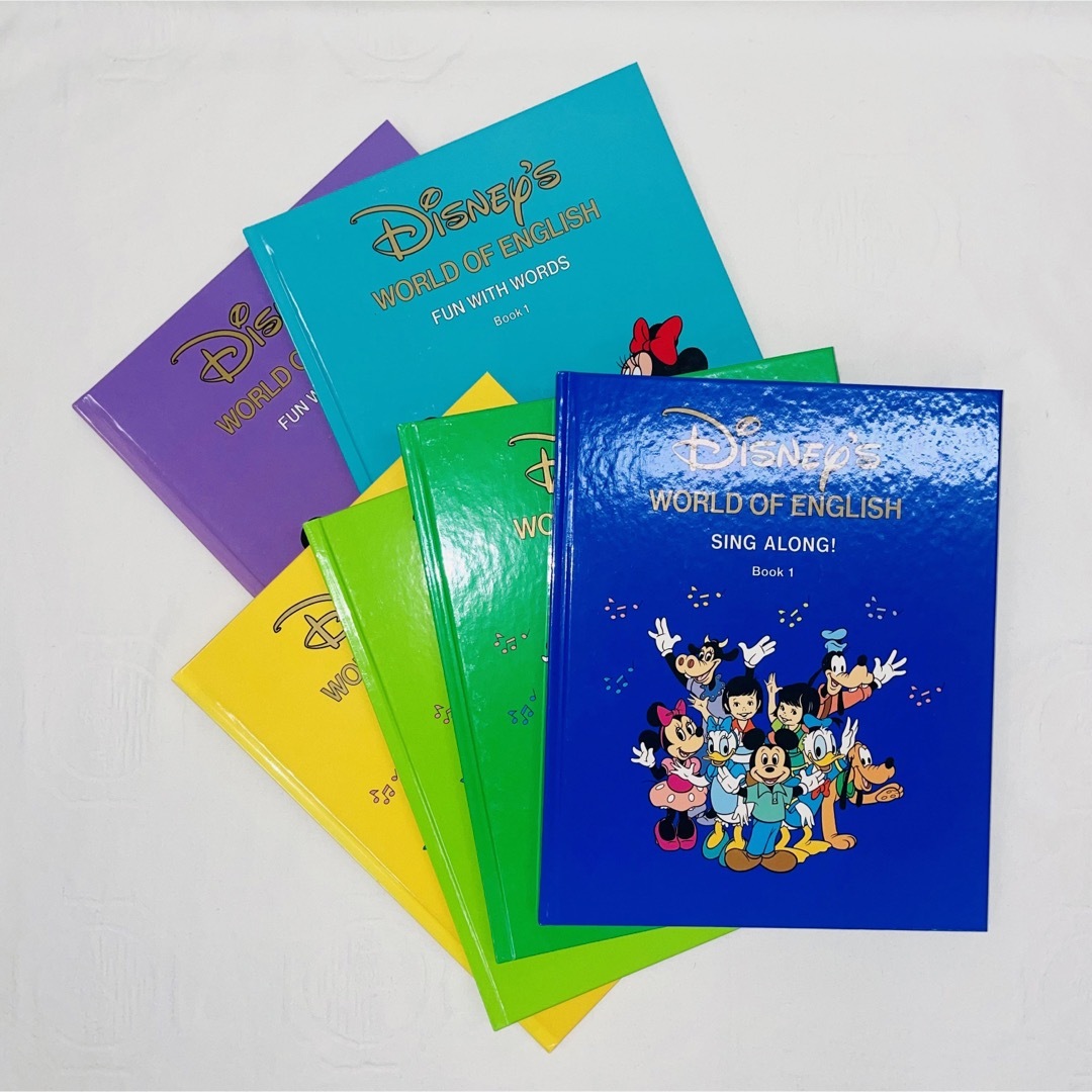 ディズニー WORLD OF ENGLISH 一式セット 英語教育 教材 幼児 Disney