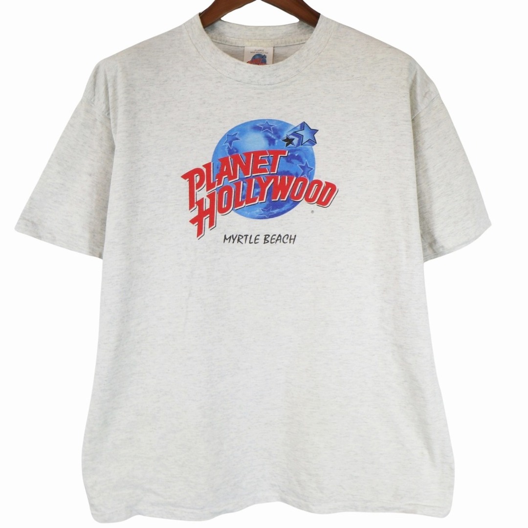 90年代 USA製 PLANET HOLLYWOOD プラネットハリウッド ロゴプリント