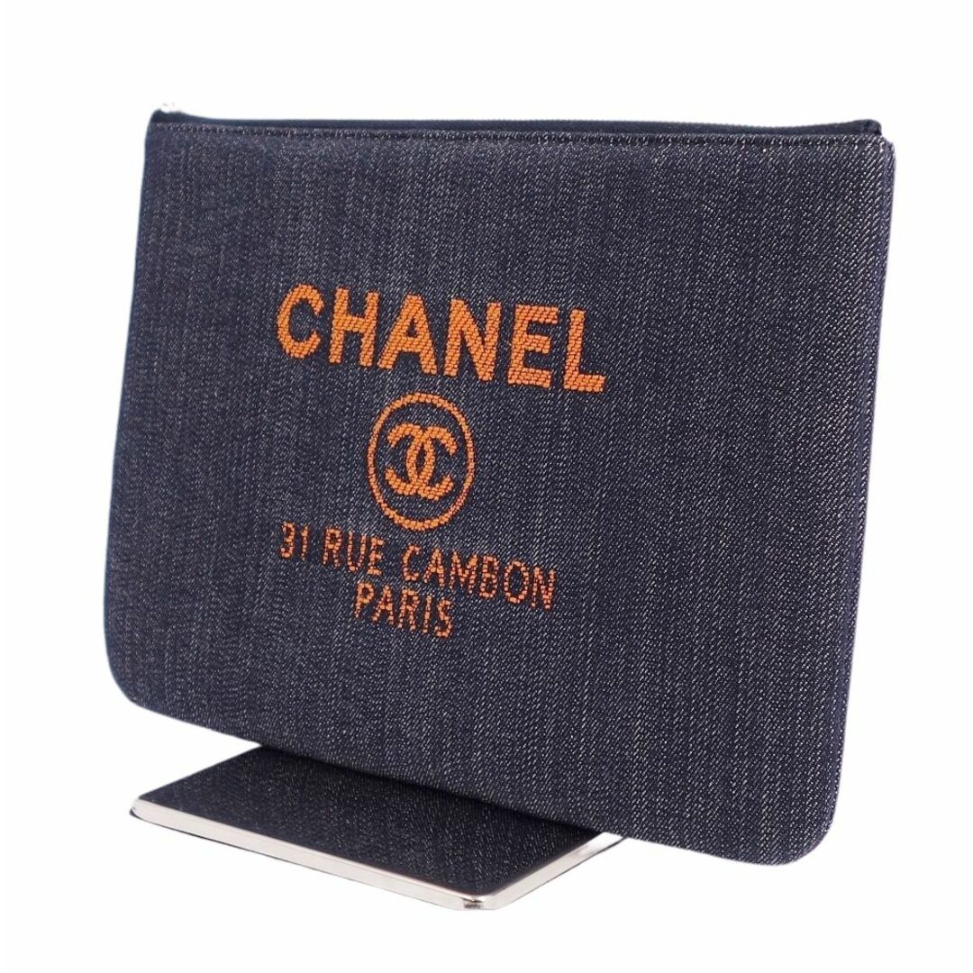 CHANEL - 極美品 シャネル CHANEL バッグ デニム クラッチバッグ