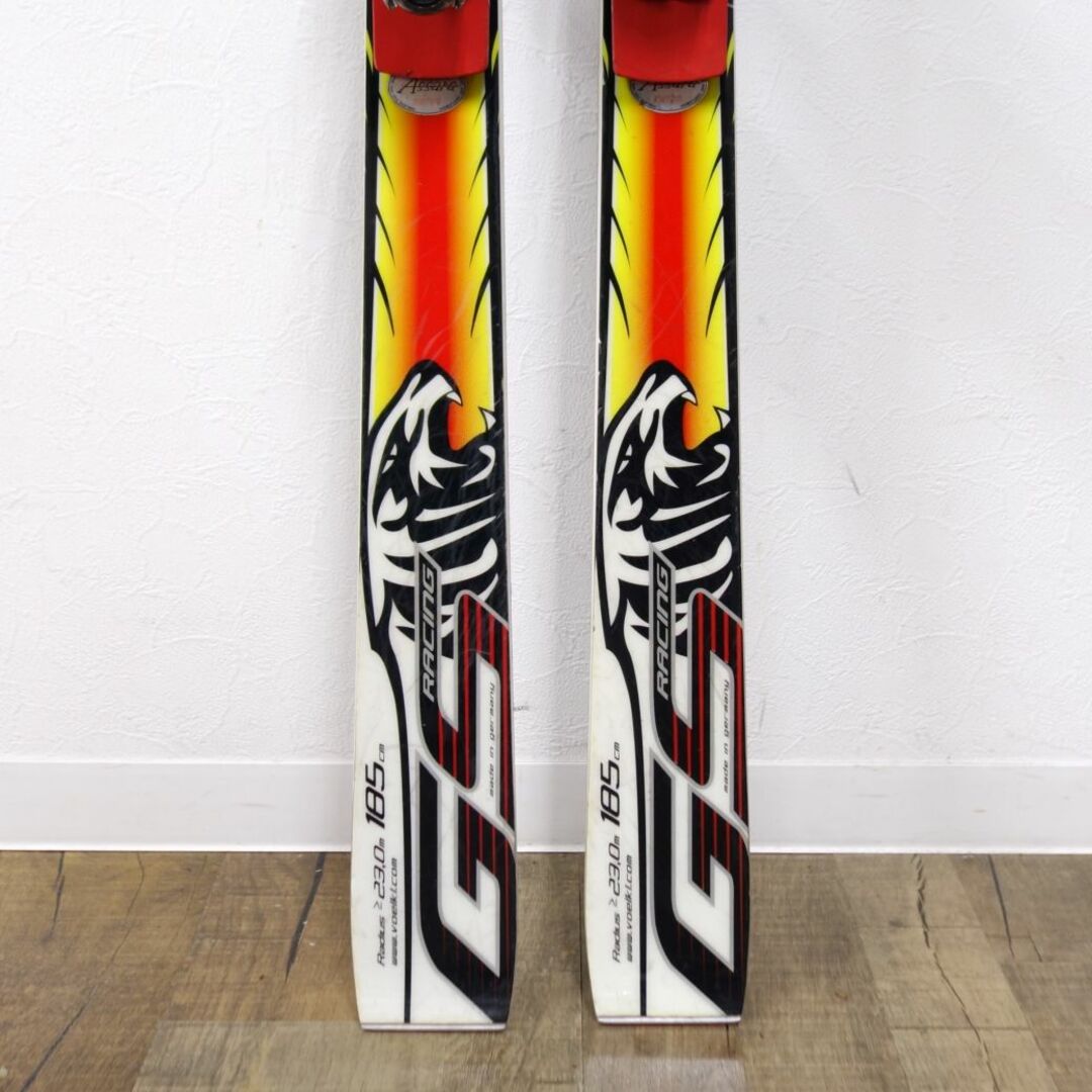 Volkl - 美品 フォルクル VOLKL RACETIGER GS レースタイガー 185cm