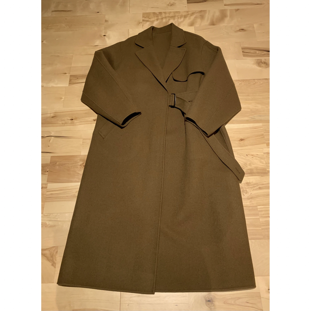 新品未使用タグ付】LOHEN ロングタイロッケンウールリバーコート