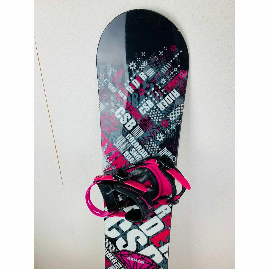 NITRO スノーボード ピンク ビンディング カバー付き 約145センチ