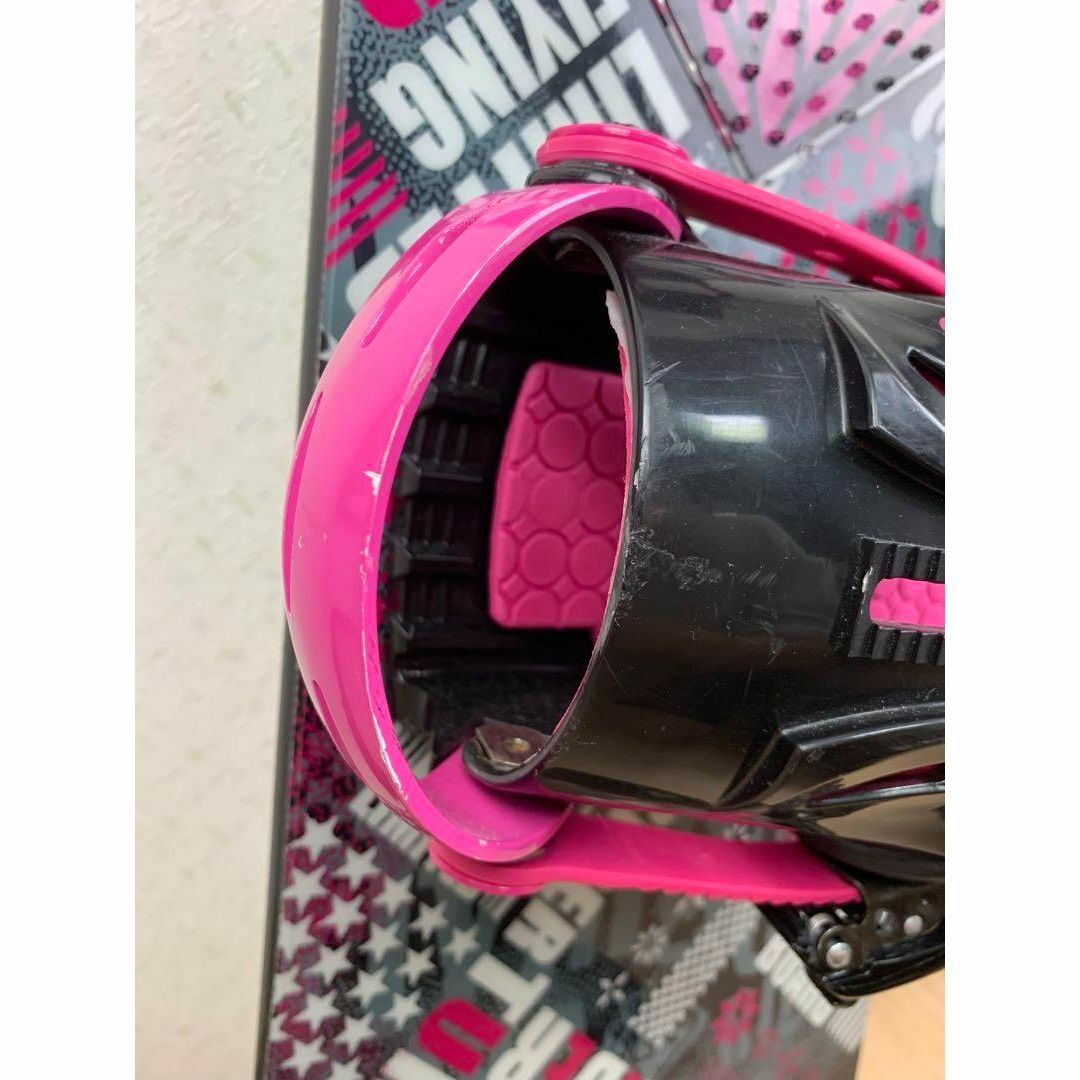 CSB スノーボード ビンディング レディース Lサイズ ピンク CSB