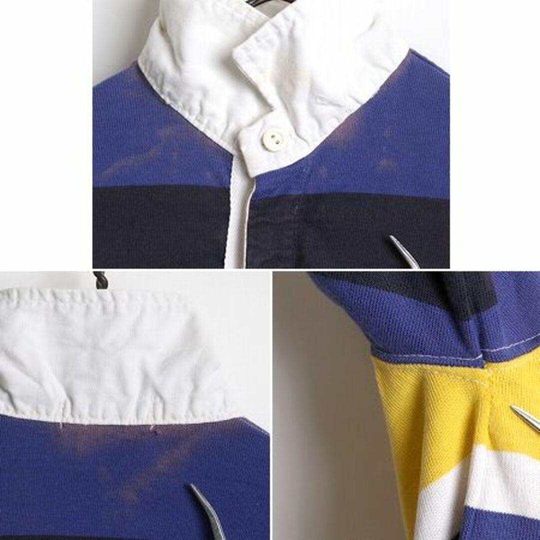 Ralph Lauren - 90s USA製 ポロ ラルフローレン ボーダー 長袖 ラガー