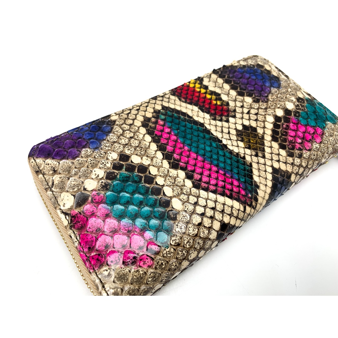 GUCCI - GUCCI グッチ カラフル GGマーモント パイソン 蛇革 レザー