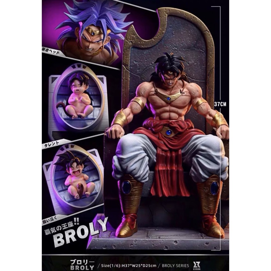 ドラゴンボール ブロリー ガレキ ガレージキット スタチュー X②⑤