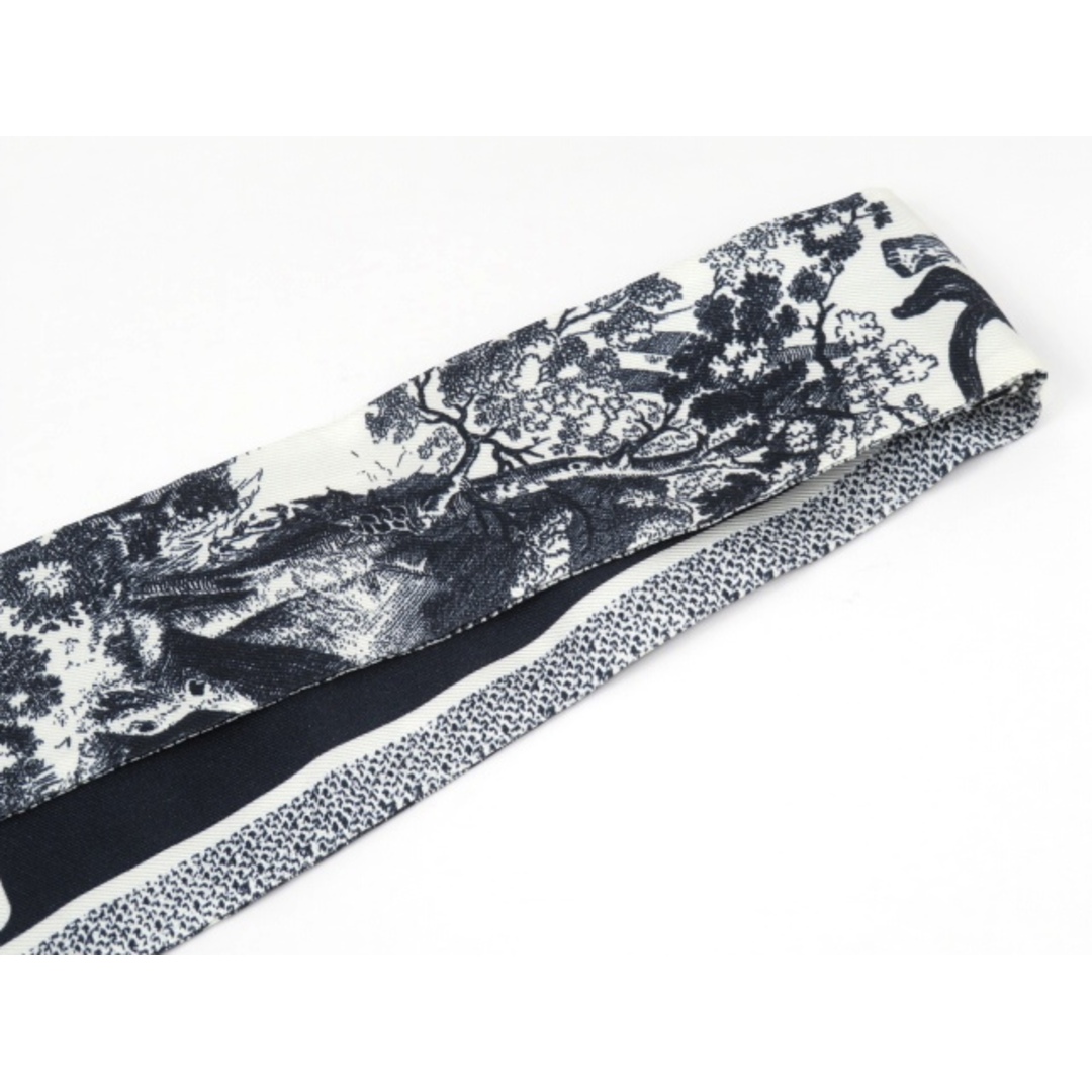 Dior - □美品□ ディオール ミッツァ スカーフ ツイリー ネイビー