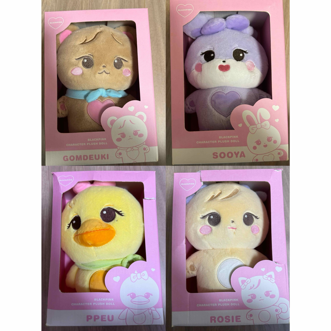 BLACKPINK - BLACKPINK ぬいぐるみSOOYA/GOMDEUKI/ROSIE/PPEUの通販 by