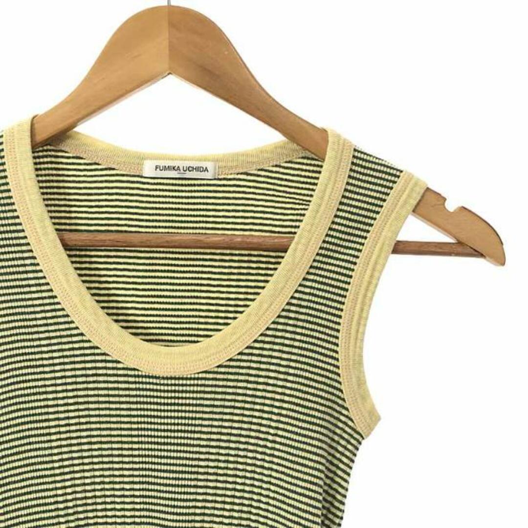 FUMIKA_UCHIDA - FUMIKA UCHIDA / フミカウチダ | ボーダー リブタンク