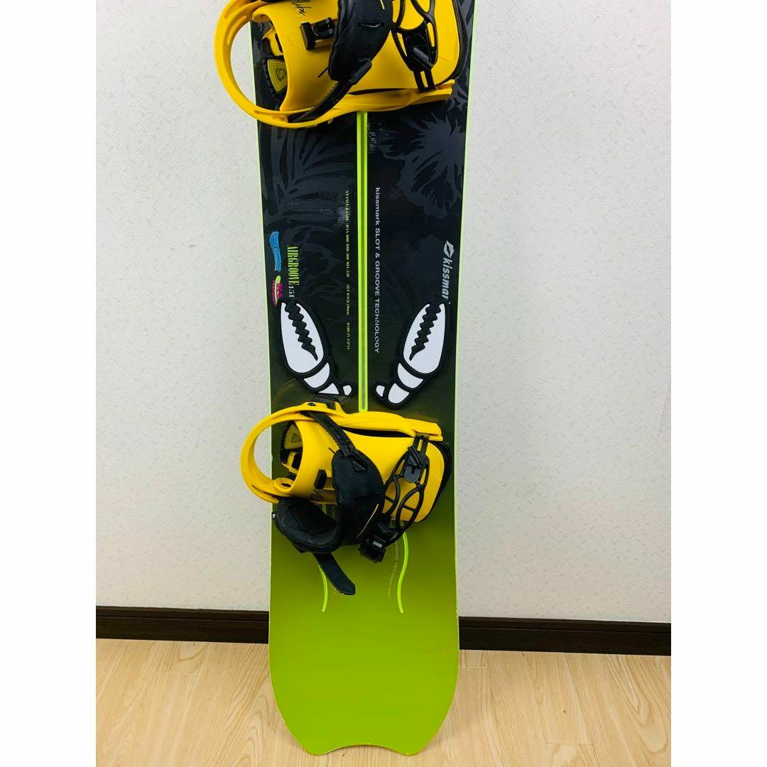 スノーボード Kiss markバインディングセット 151ケース付き