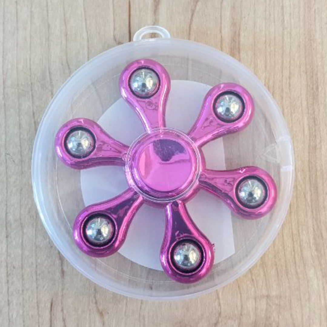 メタリックハンドスピナー ハンドスピナー メタリック 知育玩具 動く