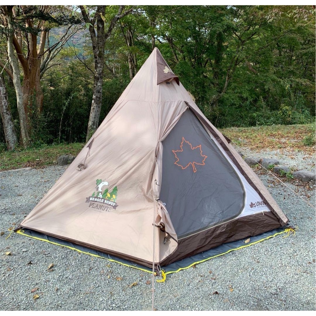 ロゴス SNOOPY Tepee ワンボール テント スヌーピー ナバホ