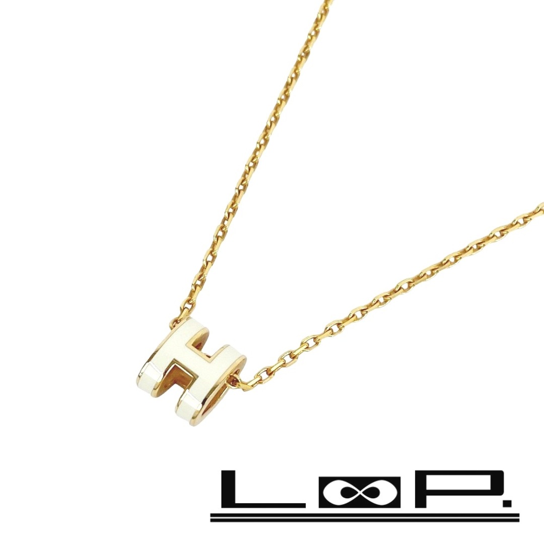 HERMES - □美品□ エルメス ミニ ポップアッシュ ネックレス ホワイト