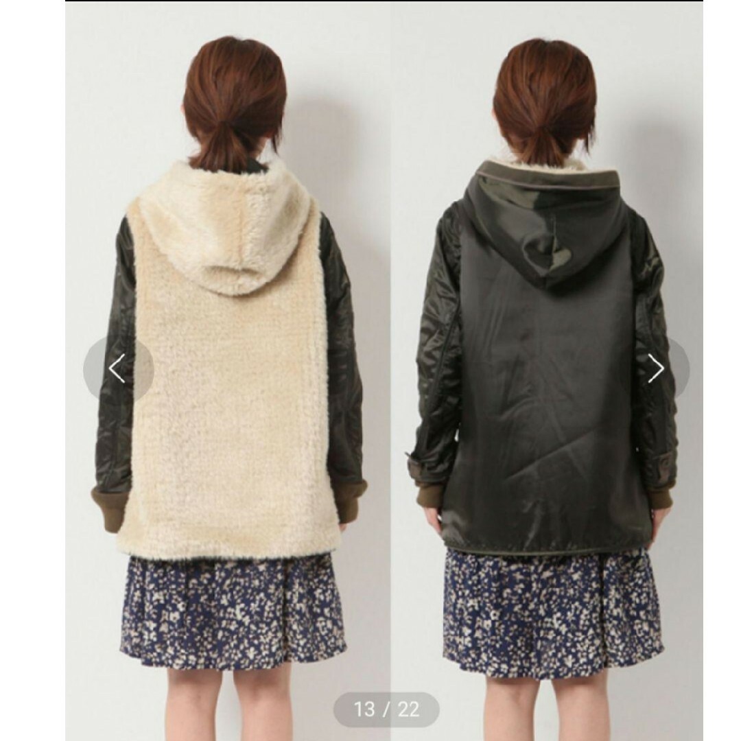 AMERICAN RAG CIE - 【AMERICAN RAG CIE】 3WAY モッズコート カーキの