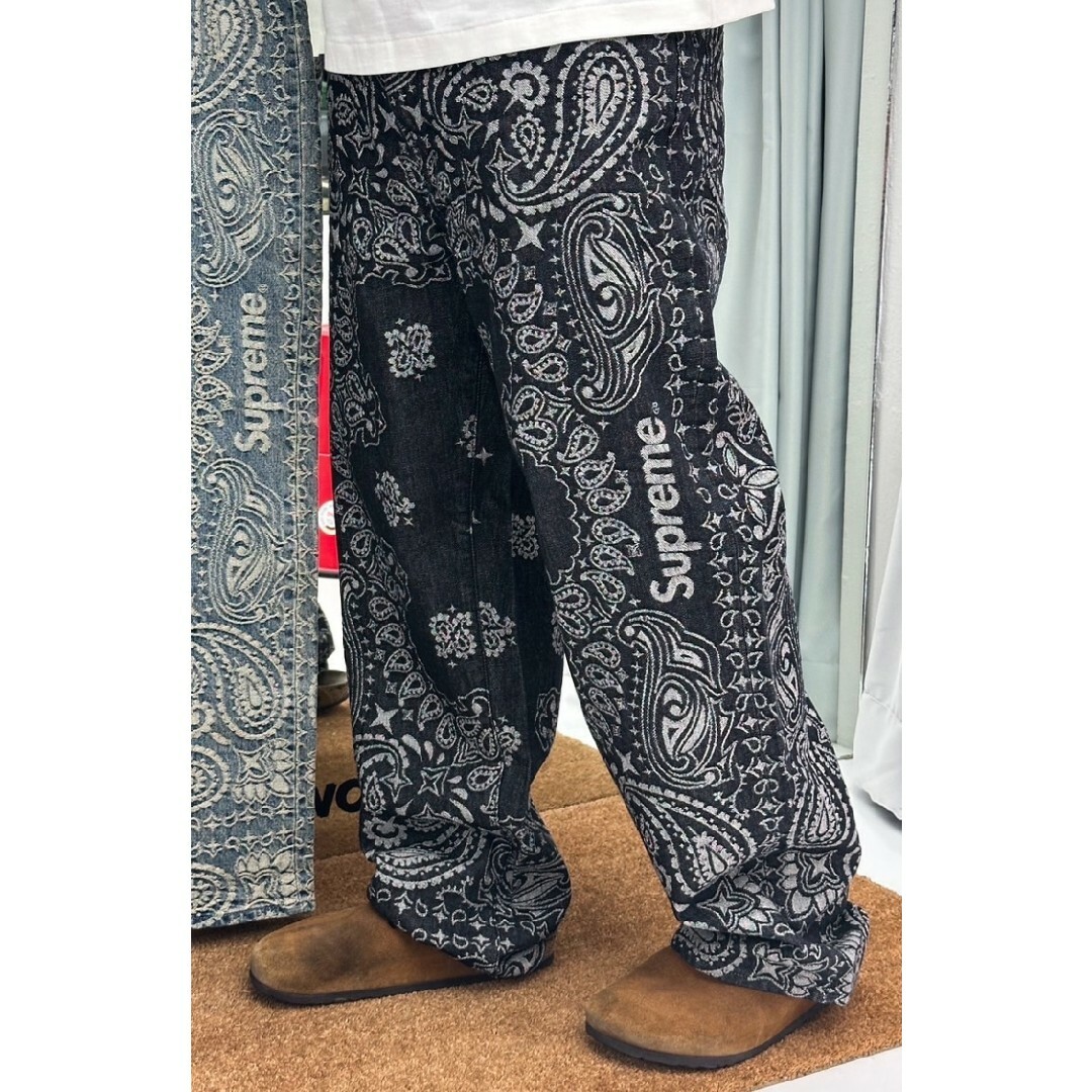 Supreme - Supreme Bandana Jacquard Baggy Jean バンダナの通販 by