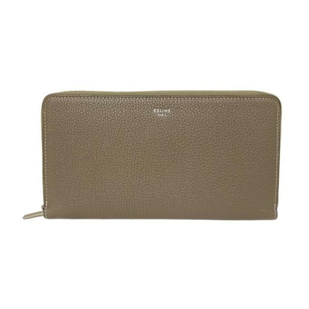 CELINE ベージュ レザー 長財布 【公式通販】