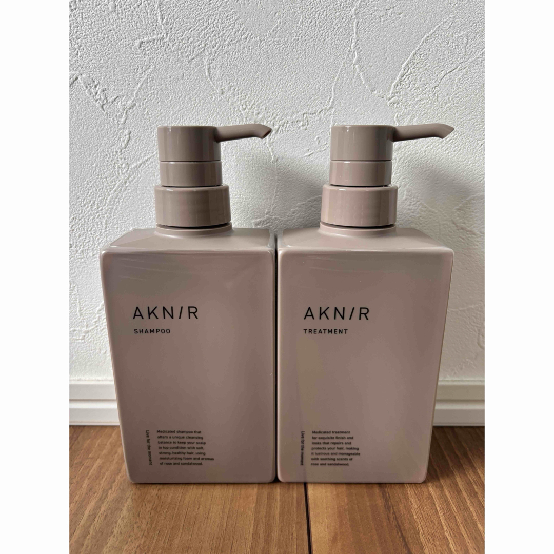 新品未開封品】AKNIR アクニー シャンプー＆トリートメント本体セット