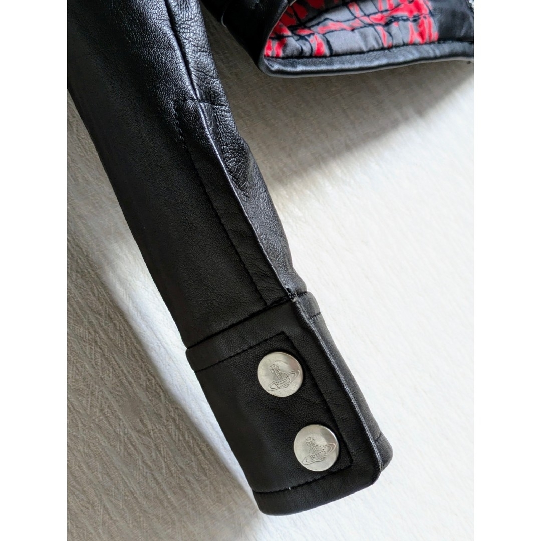 vivienne westwood レザー ライダースジャケット 6連ZIP 【公式通販】