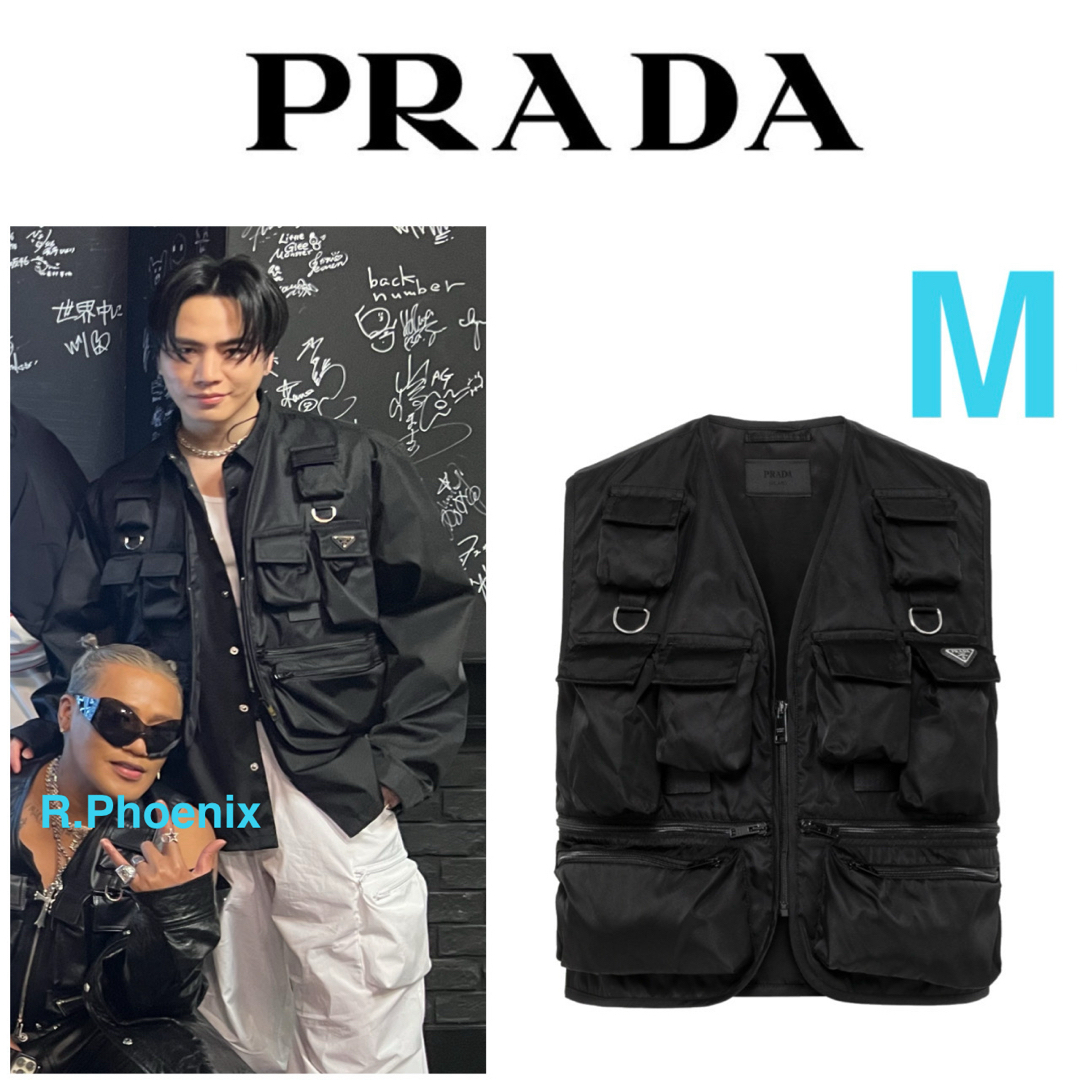 PRADA - 【PRADA】RE-NYLON GILLET VEST Mの通販 by R.Phoenix｜プラダ