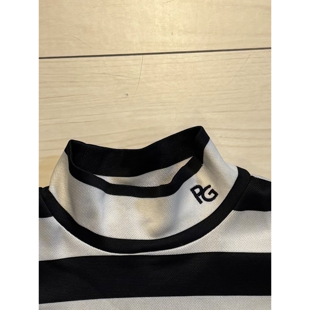 PEARLY GATES - PEARLY GATES ストライプハイネックシャツの通販 by