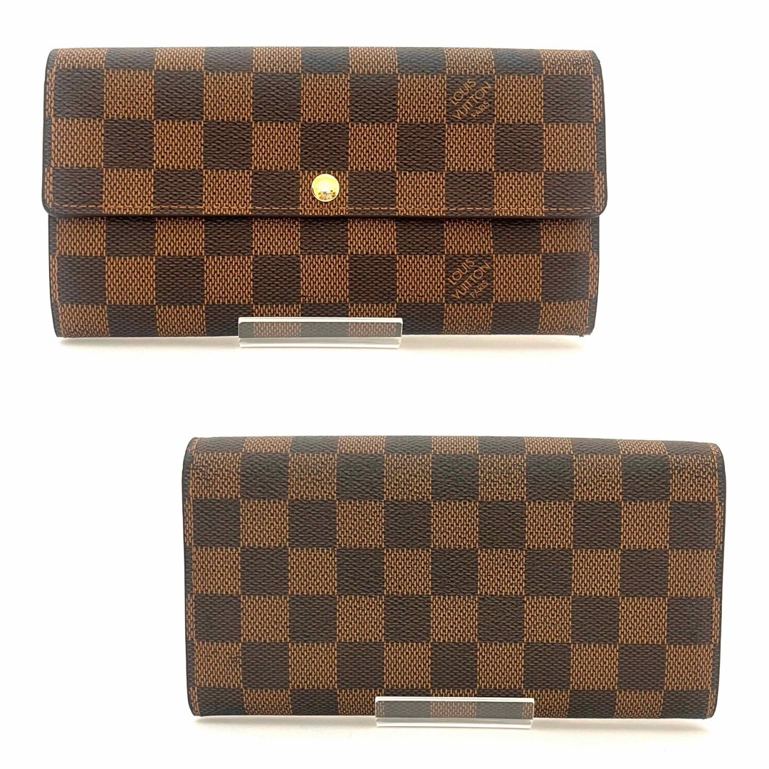 ルイヴィトン ポルトフォイユサラ 長財布 ダミエ ブラウン 楽天市場