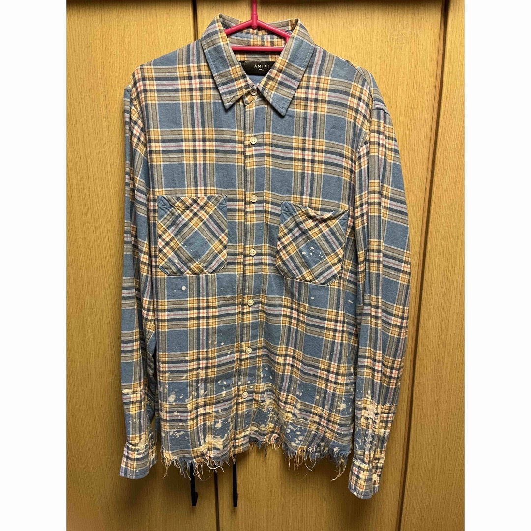 AMIRI - 国内正規 AMIRI アミリ バックロゴ チェック シャツの通販 by