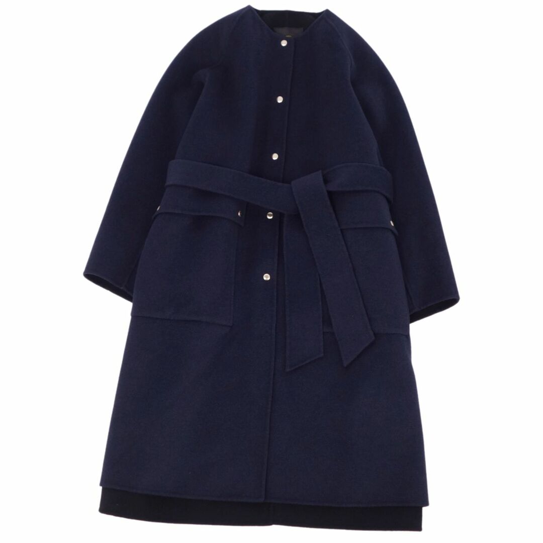 Drawer - 極美品 ドゥロワー DRAWER コート ベルト付き ロングコート