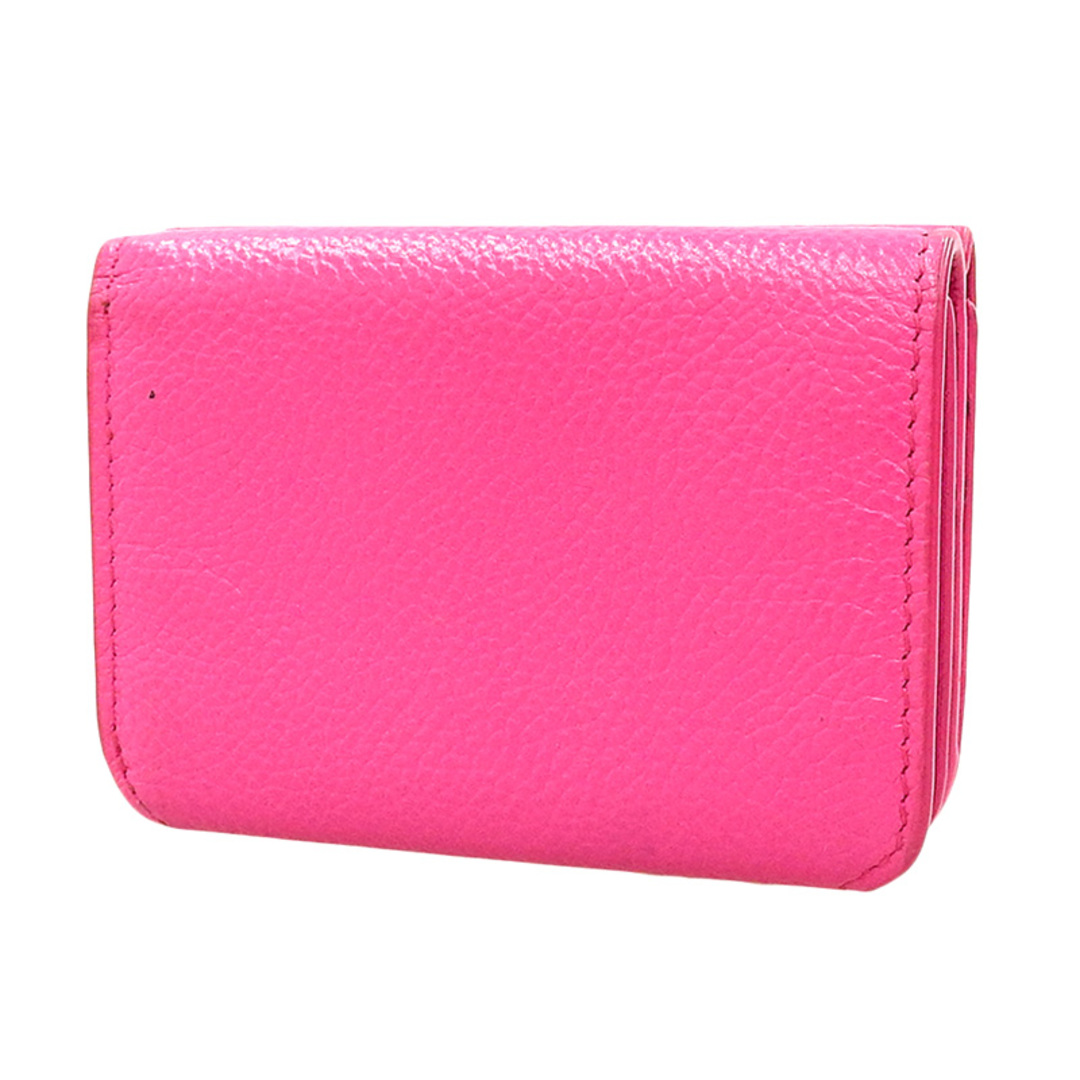 other - バレンシアガ BALENCIAGA ミニウォレット 三つ折り財布 レザー