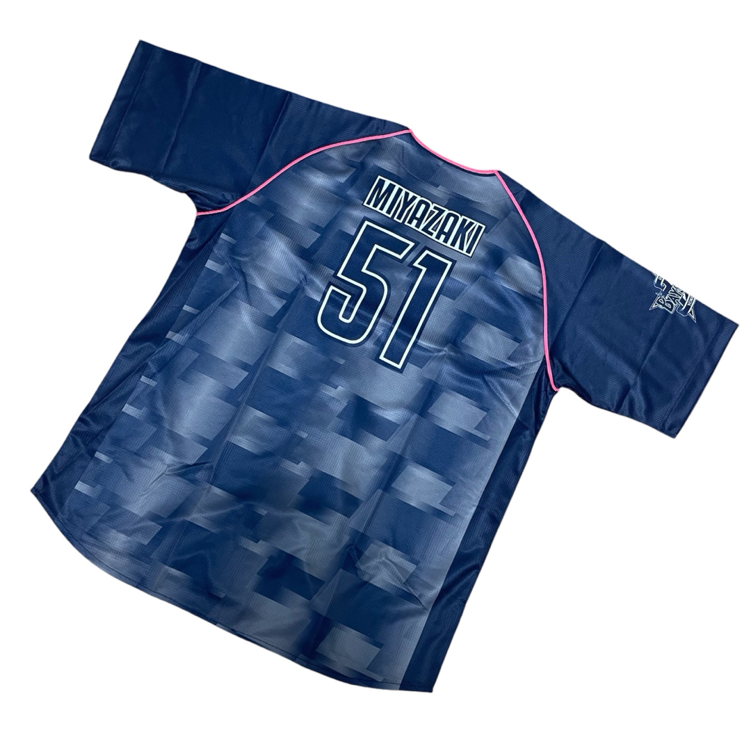 サイン入り！横浜DeNAベイスターズ 宮﨑敏朗ユニフォーム L サイン入り