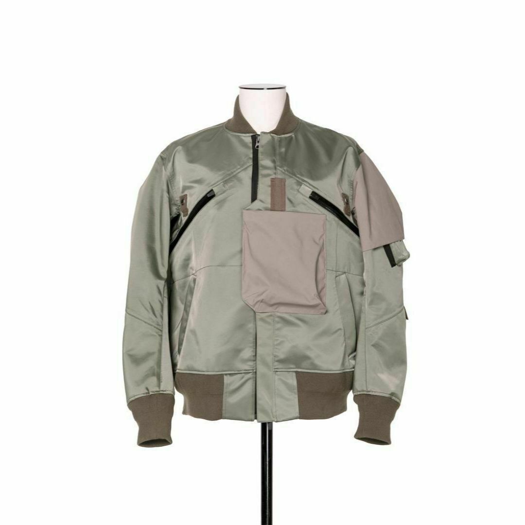 sacai - サイズ 4 SACAI x ACRONYM ボンバージャケット MA-1 カーキの