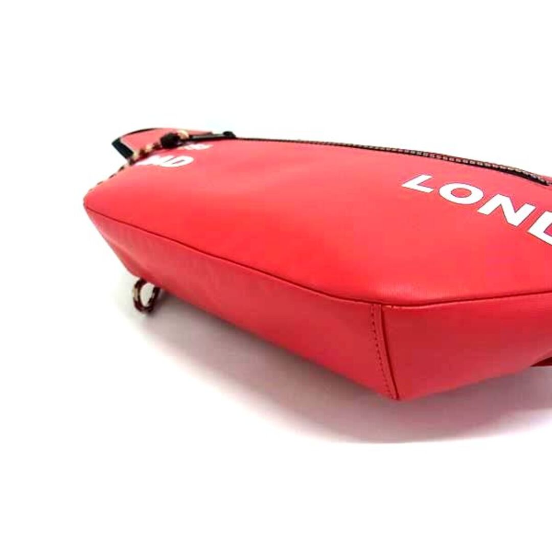 BURBERRY LONDON ボディバッグウエストポーチ ノバチェック赤レッド