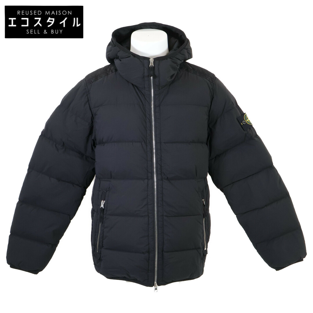 STONE ISLAND ダウンジャケット ガーメントダイ ブラック 美品